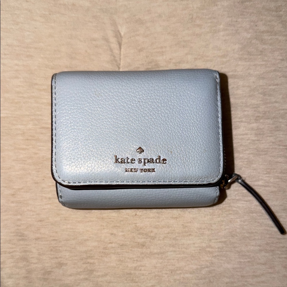 Kate Spade Sky Blue Compact Wallet